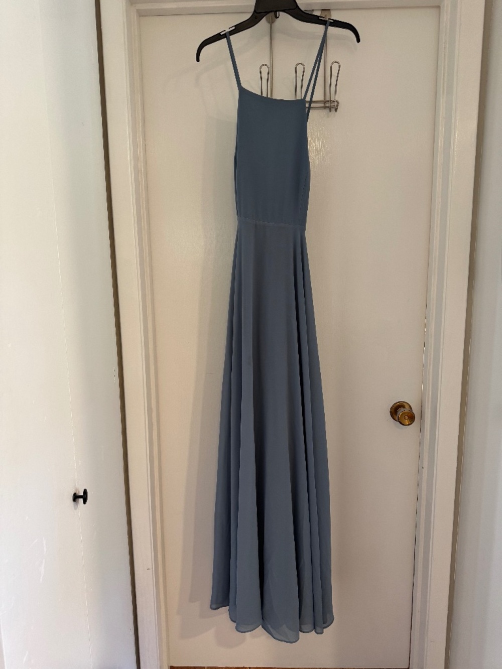 Lulu bridesmaid dress dusty blue